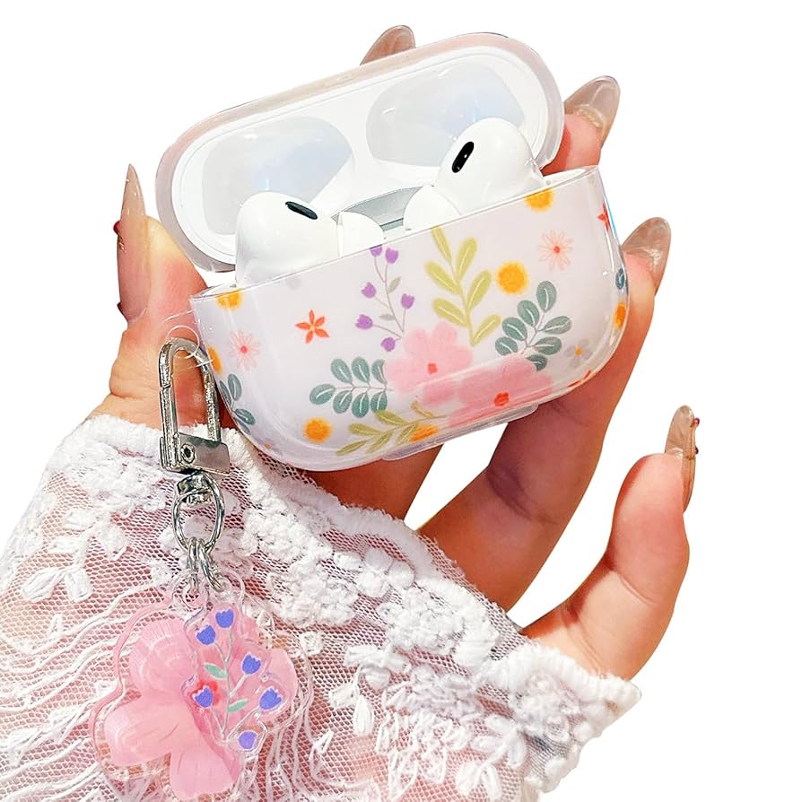 Amazon.com: PHOEACC Cute Airpod Pro 2 Case Aesthetic Flower